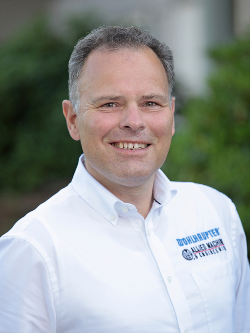Frank-Michael Wohlhaupter ist Großneffe des Firmengründers und Geschäftsführender Gesellschafter der Wohlhaupter GmbH in Frickenhausen. 