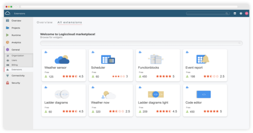 Funktionserweiterungen logiccloud